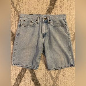 Men’s Wrangler Jean Denim Shorts Relaxed Fit Size 33